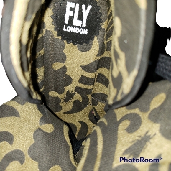 Fly London Yama Lace-Up Leather Ankle Boots Size 39 - Picture 4 of 11